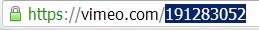 vimeo ID