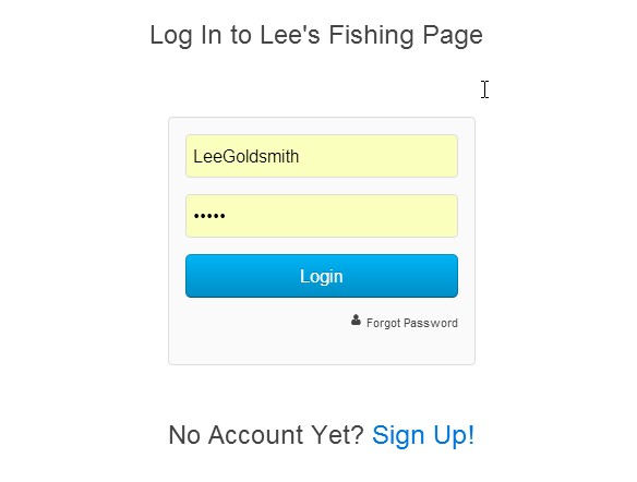 Login Page
